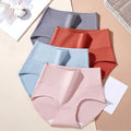 4Pcs Women'S Cotton Panties High Waist Body Shaper Underwear Plus Size M-5XL Sexy Ladies Briefs Breathable Solid Female Lingerie