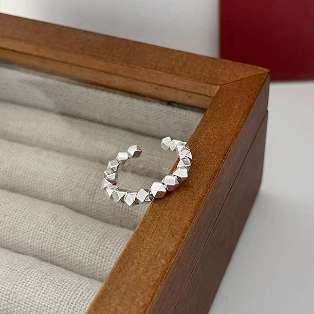 925 Sterling Silve Love Heart Hollowed Out Ring For Women Girl Extremely Fine Korea Ins Jewelry Gift Dropshipping