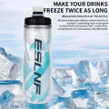 610ML Cycling Keep Cold Water Bottle MTB Road bike Portable Cup Lightweight Outdoor Cycling Water bottle Bike Accessory