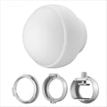 Lapgood ML-CD15 ML-CS1625 Diffuser Dome Kit with 3 Adapters for Photography Light Flash Studio Photography Portrait Live Stream