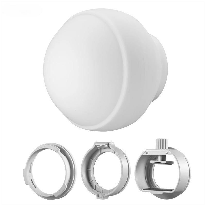 Lapgood ML-CD15 ML-CS1625 Diffuser Dome Kit with 3 Adapters for Photography Light Flash Studio Photography Portrait Live Stream