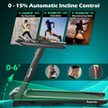 15% Auto Incline Voice Control Treadmill with Bluetooth - View 2 | SAMAG