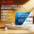 High-Speed Memory Card 128GB 256GB 512GB V30 A2 4K SD Card Micro TF SD Card for Smartphone/Tablet/Camera/Switch/Drone Cross-Use