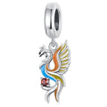 WOSTU 925 Sterling Silver Animal Cat Charm Pendant Heart Family Ladybug Bee Beads Fit Original Bracelet DIY Jewelry For Women