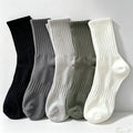 New 5 Pairs Cool Men Black White Warm Socks Set Autumn | SAMAG
