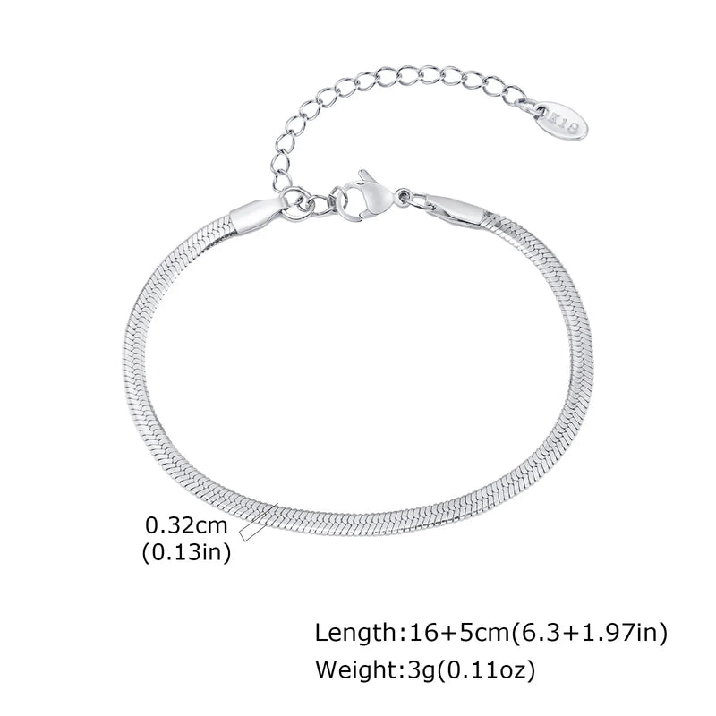 1/2/3pcs Chain Bracelet for Men Women, Stainless Steel Twisted Rope Cuban Wristband, Hip Hop Minimalist - Visuel 21 | SAMAG