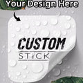 1/70/120/210Pcs Custom Square PVC Stickers Waterproof Personalized for Party, Label, Packaging