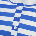 Men's Striped Nightshirt Sleep Robe Set Loose Soft Long Sleeve Sleeping Long Shirts with Night Cap Christmas Sleepwear Nightwear