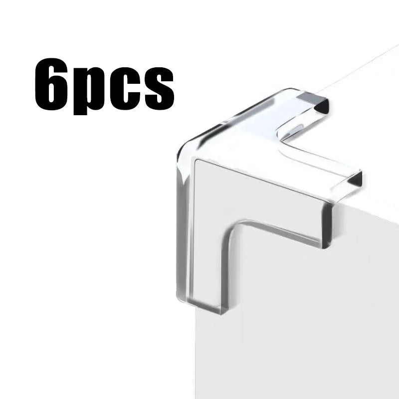 1-6pcs Table Corner Protector, Edge Sticker, Glass Corner Furniture, Silicone Corner Protector, Table Anti-Collision
