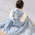 Thickened Absorbent Cotton Baby Bath Robe Cartoon Hooded Design Portable Soft Swaddle Blanket Infant Shower Daily Care Towel