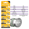 4-120PCS LR626 377 Alkaline Watch Battery AG4 SR626 177 626A 377A 1.55V Batteries For Toy Calculator Car Key Clock Button Cell
