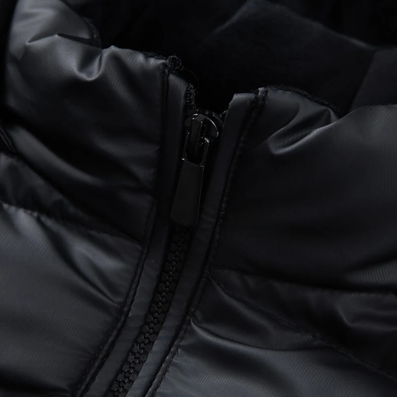 Men Lightweight Cotton Parkas Men Hooded Youth Casual Versatile Short Jacket Men Autumn and Winter Snow Clothing Thermal Jacket