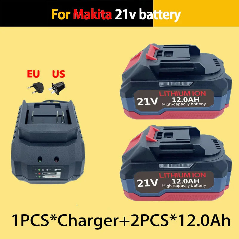 for Makita6.0Am 9.0Am 12.0Am 18V 12.0Ah Rechargeable Battery for Makita Cordless Drill & Power Tools
