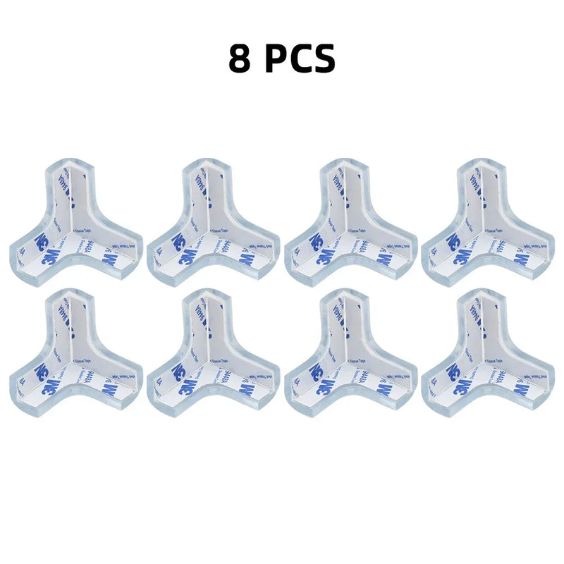 safety Baby Safety Silicone Table Corner Protector Furniture  Protection Cover Transparent Children Anti Collision Edge Guards