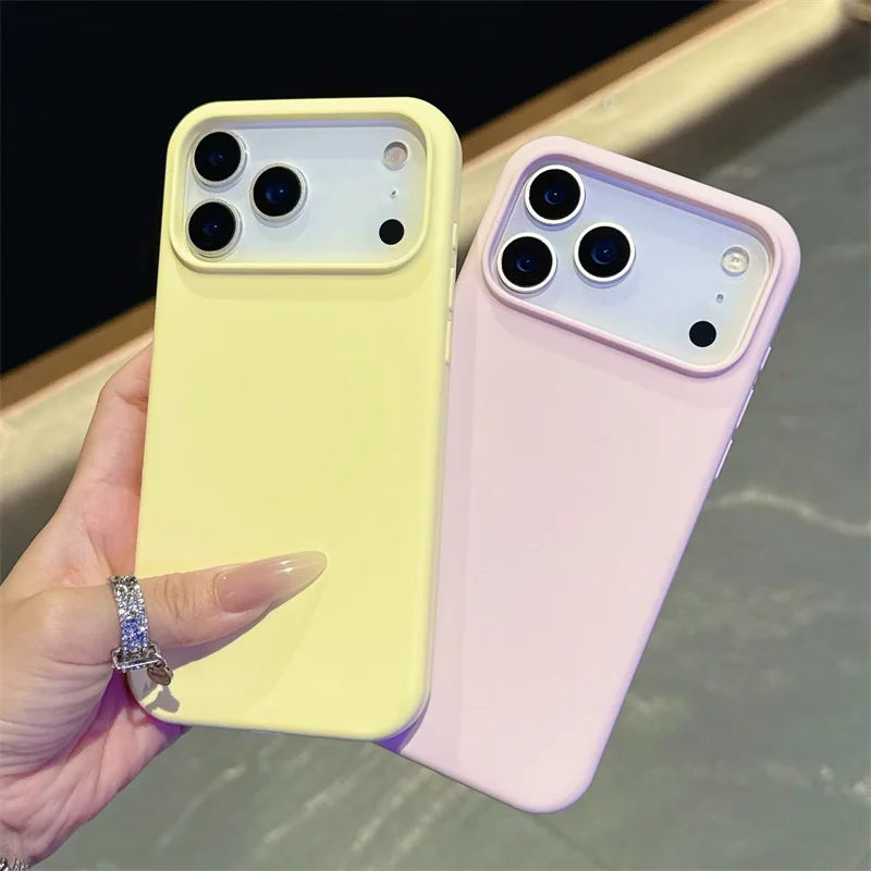 Liquid Silicone Phone Case For iPhone 17 ProMax 16 13 15 14 12 Pro Case for iPhone 17 16 13 12 Pro Max 14 15 With Box Cover