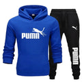 Letter printed sportswear set men's hooded sweatshirt | SAMAG