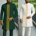 Men Dashiki New In 2-piece Full Pant Sets African | SAMAG