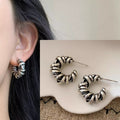 VENTFILLE 925 Sterling Silver CZ Star Moon Asymmetric Hoop Earrings for Women Girls Gold Silver Color Party Jewelry Gifts