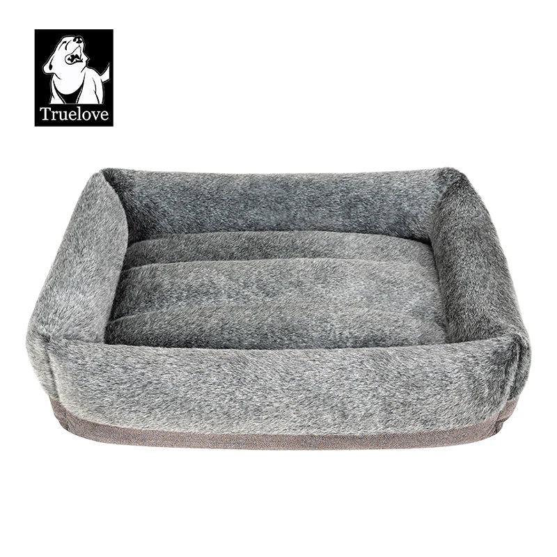 for Truelove Premium Warm Comfortable Dog Bed for Large Dogs High Quality Soft Removable Calming Plush Cat Pet Sofa Bed