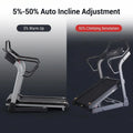 FOR K-FIT Motorized Inline Treadmill with Incline | SAMAG