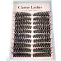 3 Styles Individual Lashes 15rows 390PCS Bottom Lashes Extension Lower Eyelash Clusters  DIY Wispy Natural Look Clear Band