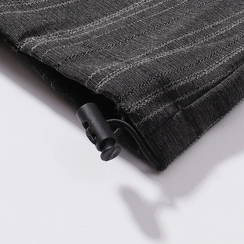 Wide Leg Design Folds Basic Solid Elegant Office Suit Pants Trousers for Women Men Streetwear Winter Spring Trending Fashion