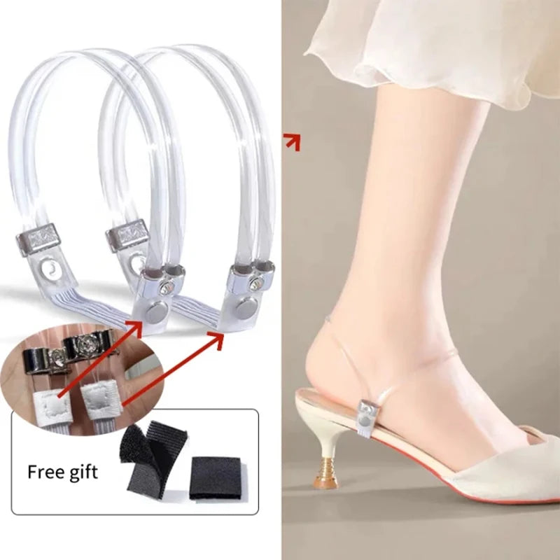 Ankle Holding Loose Anti-skid Bundle Laces Tie Straps Band Women Rhinestone Shoelaces Free Triangle Bundle High Heels Shoe Belt