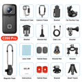 SJCAM C200 Pro 4K fps Action Camera with 6-Axis EIS Stabilization Touch Screen Camera for Vlogging Motorcycle Outdoor Sports﻿