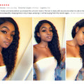 Siyun Show Loose Deep Wave Wig 30 Inch 13X6 HD Transparent Lace Frontal Wig 250 Density Lace Front Human Hair Wigs For Women