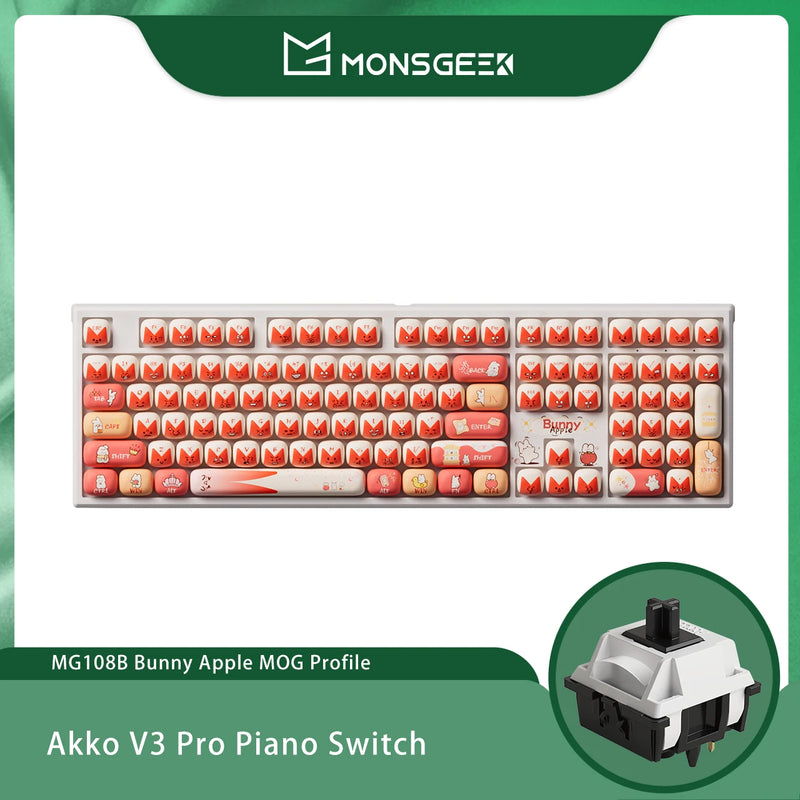 Akko MonsGeek MG108B Bun Wonderland Wireless Mechanical - Visuel 17 | SAMAG