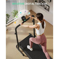 Dual Wheel Manual Treadmill with Adjustable Incline, LCD | SAMAG
