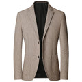 2025 Spring and Autumn New Six Color Checkered Non-iron  Suit Jackets for Men, Royal Blue Casual Blazer Masculino /blazer Hombre