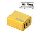 4 Ports USB C PD Charger Quick Charge 3.0 Wall USB Phone Charger Adapter Fast Charging For iPhone 16 15 14 Samsung Xiaomi Huawei