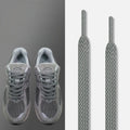 Flat Shoelaces Solid Neutral Color Replacement Shoe Strings Suitable for Sneakers Dad Shoes
