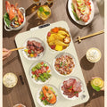 Electric Heating Plate Food Warmer Mat Silicone Dining Table Fast Warming Food Coffee Heater Tray Foldable Food Warming Plate