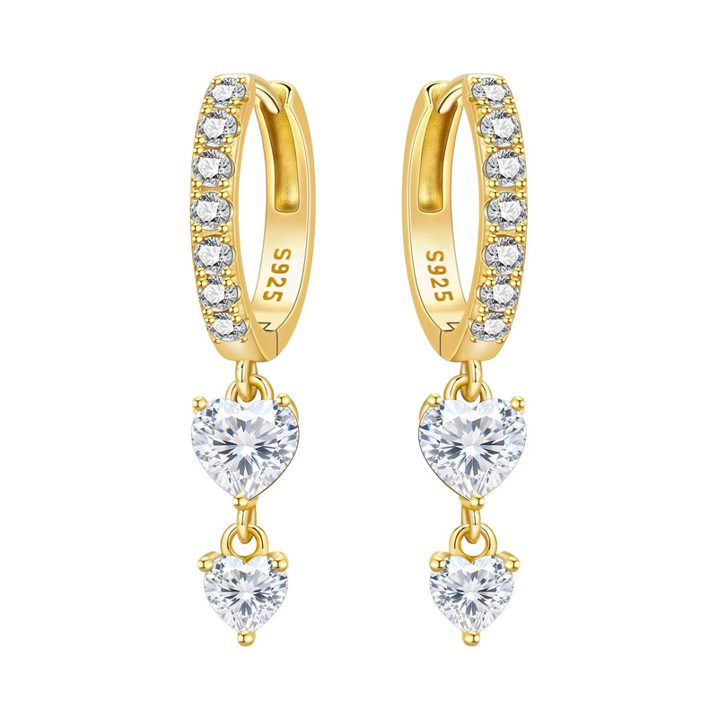 Orstarry S925 Sterling Silver 18k Gold Modern Square Earrings Hoop Earrings For Women Jewelry Original Trendy Anniversary Gifts