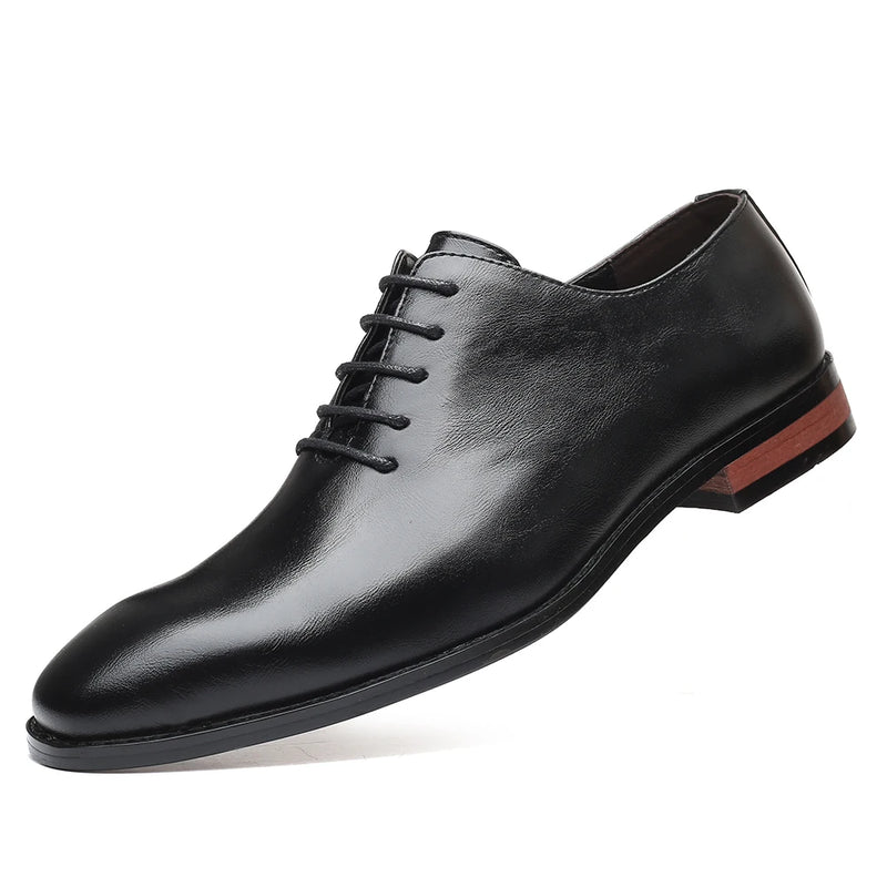 Fashion Business Dress Men Shoes Classic Leather Men's Formal Shoes Comfortable Slip On Dress Shoes Men Oxfords Size 47 48