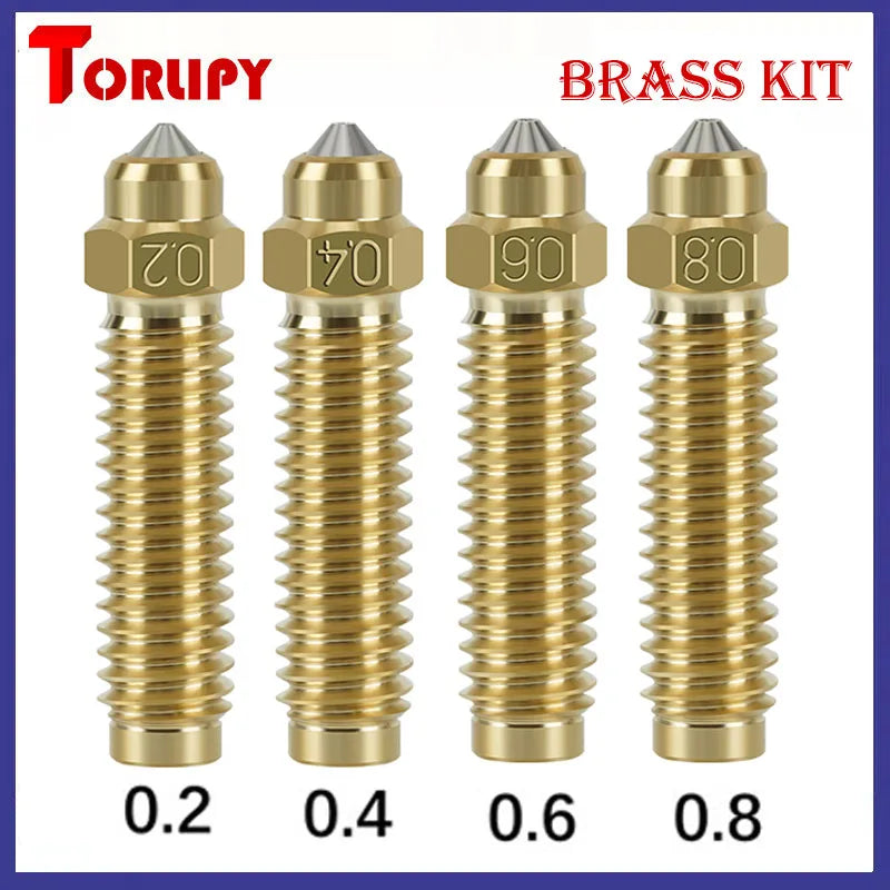 For Elegoo Centauri Carbon 3D Printer Hot End Ceramic Heater|Bimetallic Hard Steel/Brass Nozzle For 3D Printer Parts Accessories