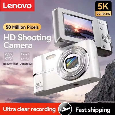 Lenovo 5K Digital Camera 50MP 16X Student Cam Outdoor | SAMAG