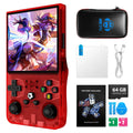 Open Source R36MAX Portable Video Game Player Console 18000+ Games Retro Handheld Game Console 4.0 Inch IPS Screen Linux System
