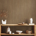 45CM Waterproof wall sticker striped grille self-adhesive bedroom living room TV background wall wallpaper home decoration