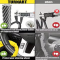 Car Steering Wheel Lock Anti-theft Steel Cable Security Device Universal Fit for Vehicles Prevent Theft Durable Security Rope