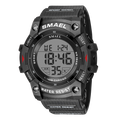SMAEL 8123 Men's Digital Sport Watch - 50M Water Resistant LED Backlight Alarm Chronograph Stopwatch Shock Resistant
