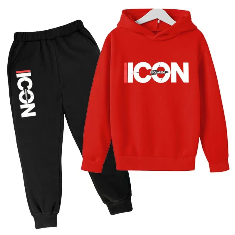 Children's Hooded Sweatshirt with Letters - 3-13 Years | SAMAG
