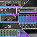 TEYUN 8 Channel Audio Mixer Professional Portable DJ Mixer Sound Table Board Digital MP3 Computer Input 48v Power Number A6 A8