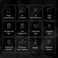 CHUWI FreeBook Laptop Intel N150 Quad Core 16GB LPDDR5 512G SSD Tablet PC 13.5 Inch FHD Touch Screen Windows 11 WIFI6 Desktop