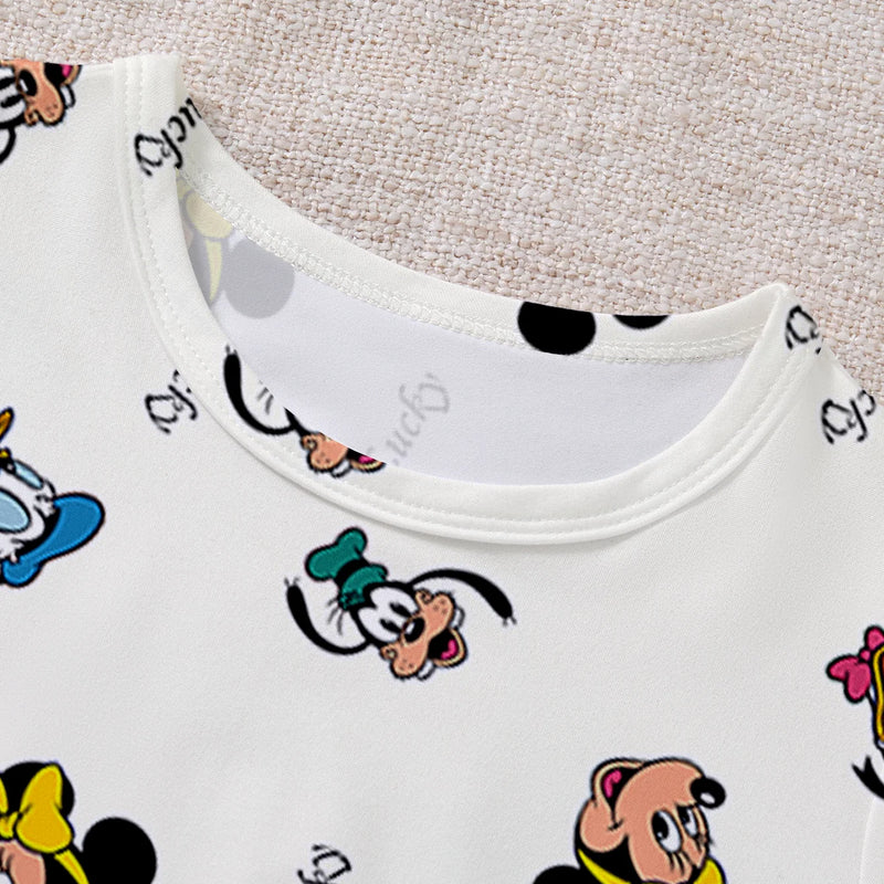 Women's 2-piece Disney Mickey and Friends Cute Cartoon | SAMAG