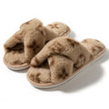 Fluffy Women's Slippers Home Autumn Winter Luxury Designer Woman Shoes Flat Trend Indoor Fuzzy Fur Slides Plush Elegant Footwear