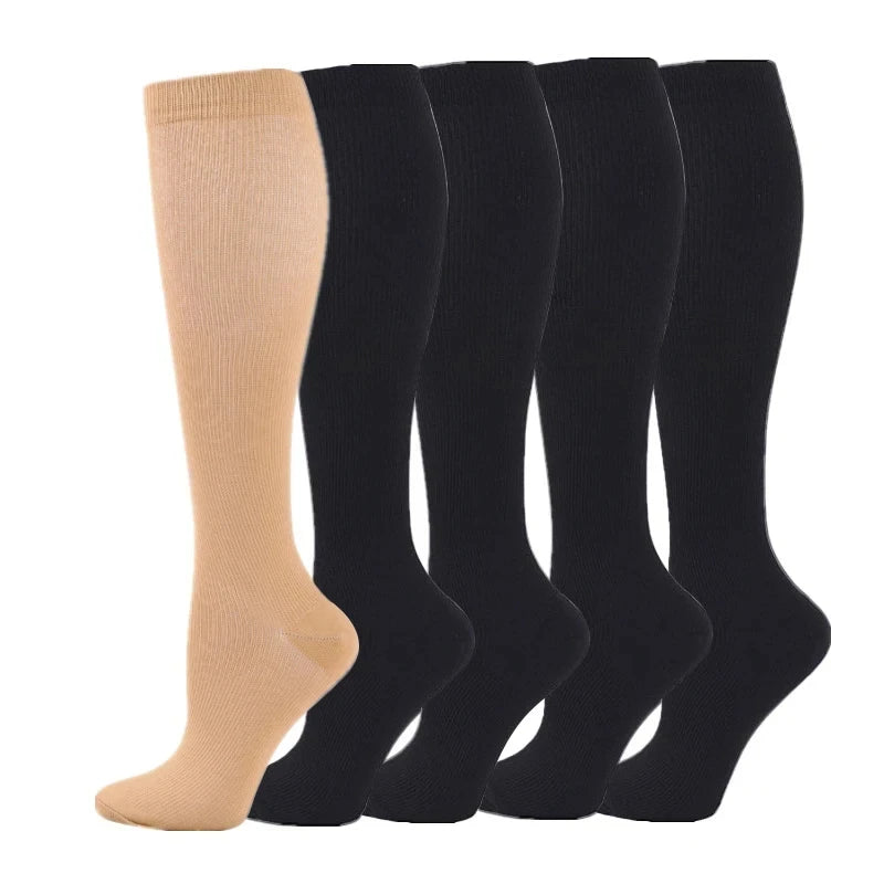 5 Pairs Compression Socks Men's Medical Varicose Veins | SAMAG