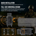 Trustfire GM36L Tactical LED Pistol Light 2350 Lumen 210M Light Range With Pointer Mini LED Pistol Flashlight Compact Type-C Rechargeable Quick Release LED Torch Flashlight for Gl0ck IPX4 Waterproof